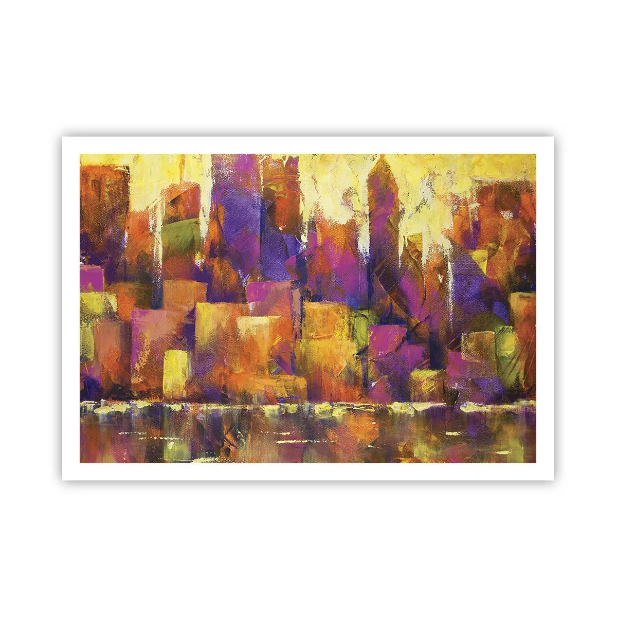 Plakat - Metropolitansk sammensætning - 100x70 cm