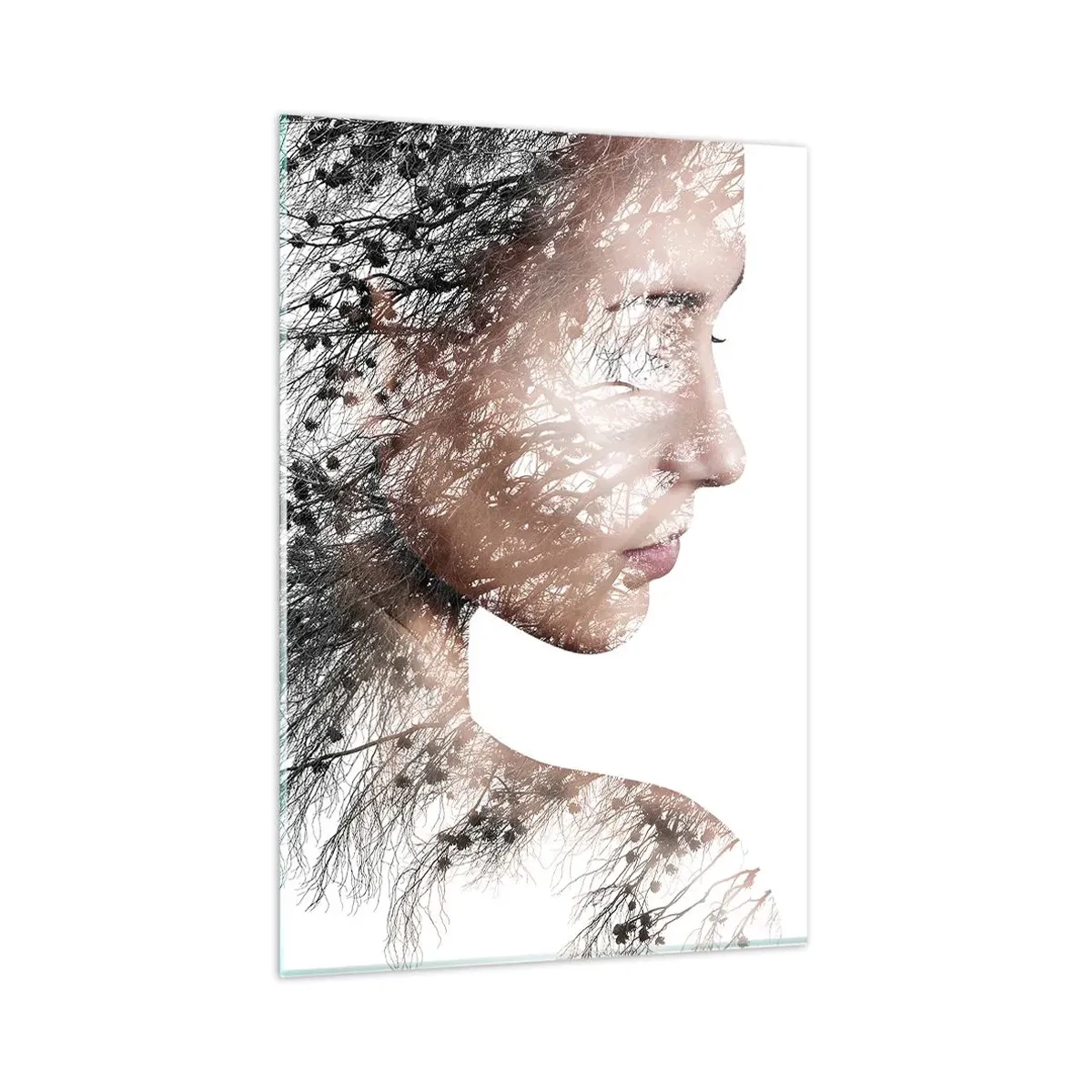 Billede på glas - Skovens ånd - 80x120 cm