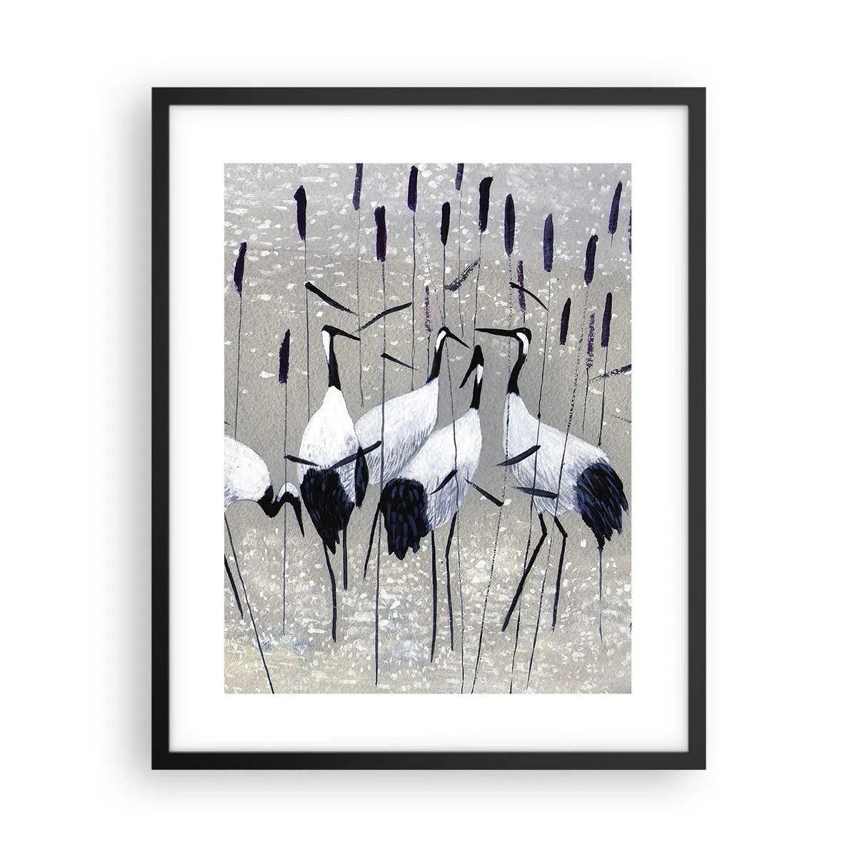 Plakat i sort ramme - Blandt sine egne - 40x50 cm