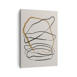 Lærredstryk - Billede på lærred - Komposition - dans i besiddelse - 50x70 cm