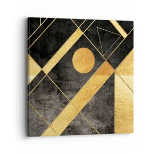 Lærredstryk - Billede på lærred - Ørkenens sol - 40x40 cm