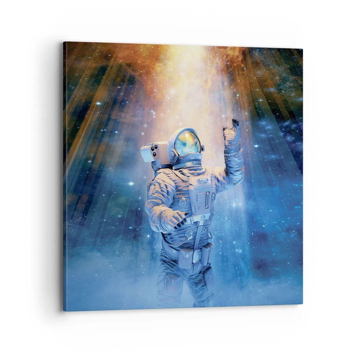 Lærredstryk - Billede på lærred - Endelig på destinationen - 70x70 cm