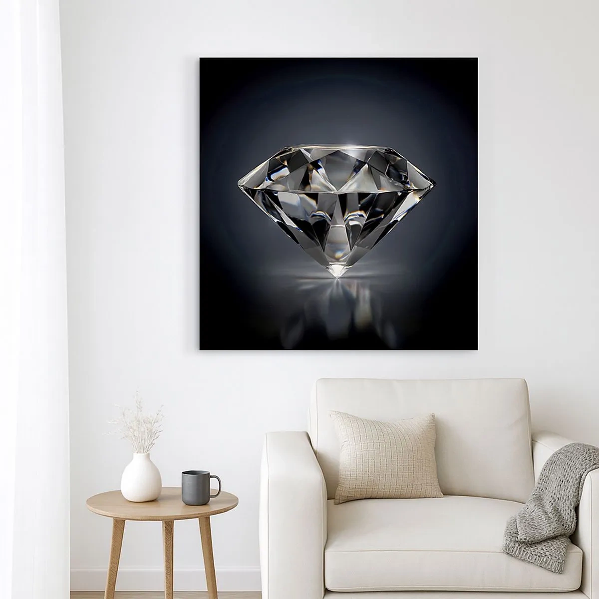 Lærredstryk - Billede på lærred - Bedste veninde - 30x30 cm