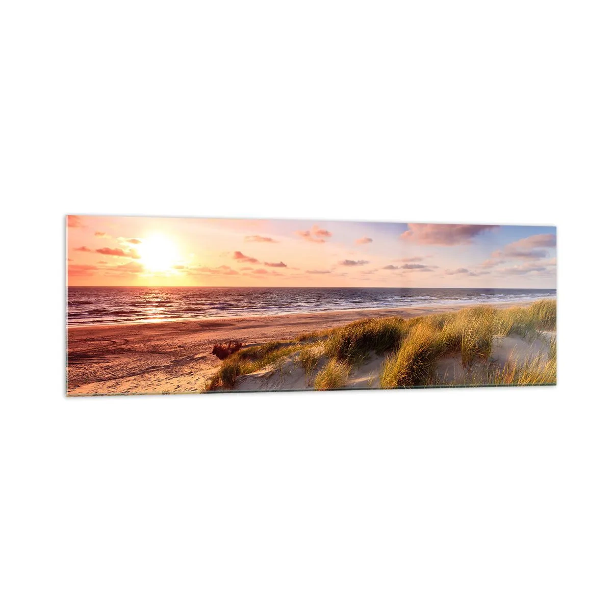 Billede på glas - Luften dufter allerede af sommer - 160x50 cm