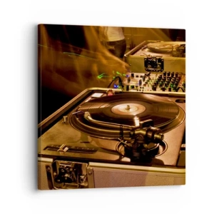 Lærredstryk - Billede på lærred - Kan du mærke kraften? - 30x30 cm