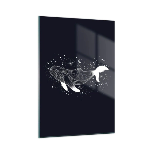 Billede på glas - I universets ocean - 50x70 cm