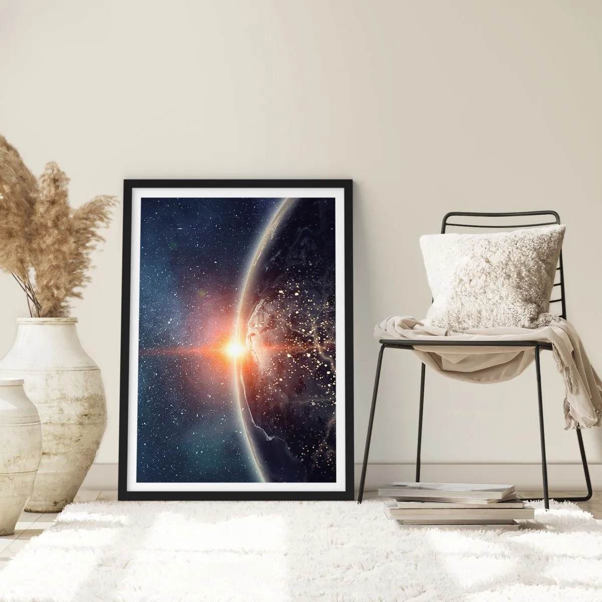 Plakat i sort ramme - I det nye perspektiv - 40x50 cm