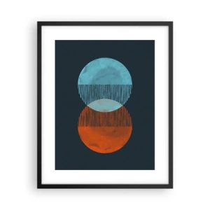 Plakat i sort ramme - Astronomisk fantasi - 40x50 cm