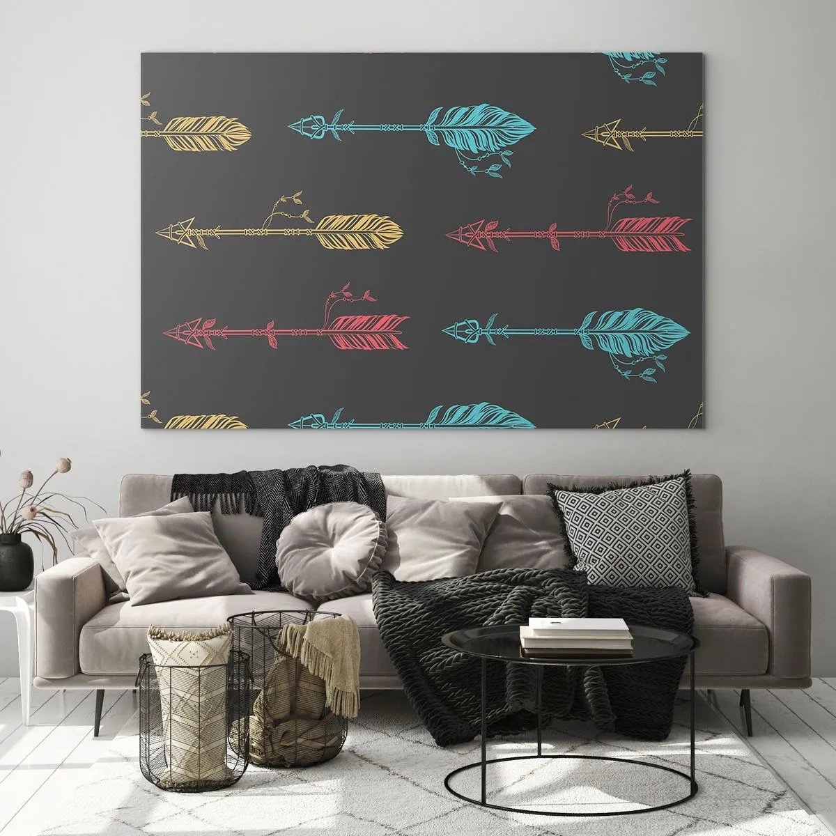 Billede på glas - For at - 120x80 cm