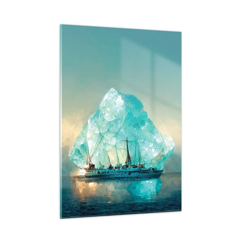Billede på glas - Arktisk diamant - 50x70 cm