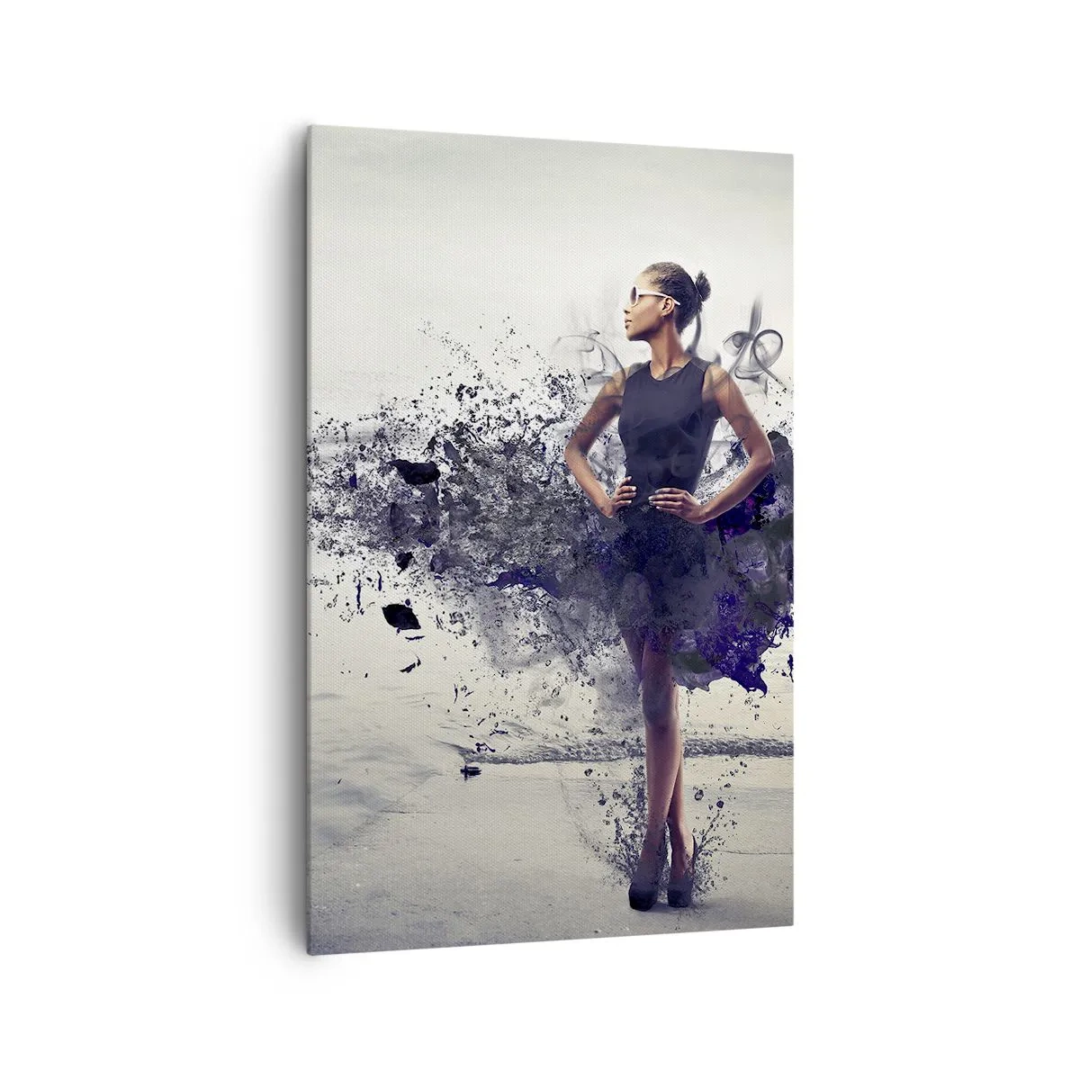 Lærredstryk - Billede på lærred - Afrikansk Venus - 80x120 cm