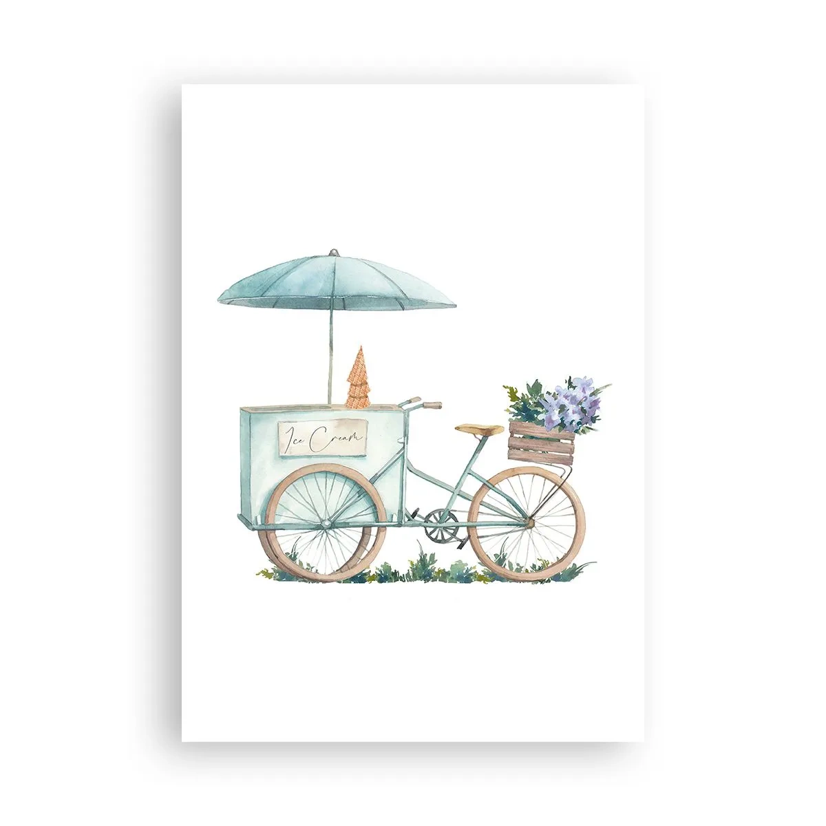 Plakat - Sødt minde om sommeren - 70x100 cm