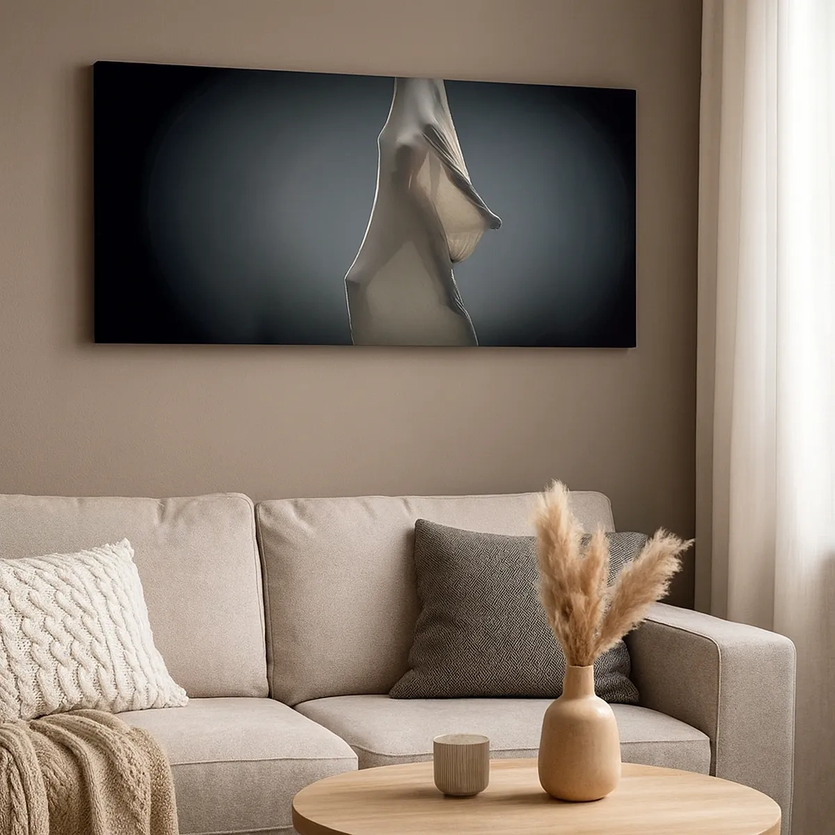 Lærredstryk - Billede på lærred - Skjulte begær - 30x30 cm