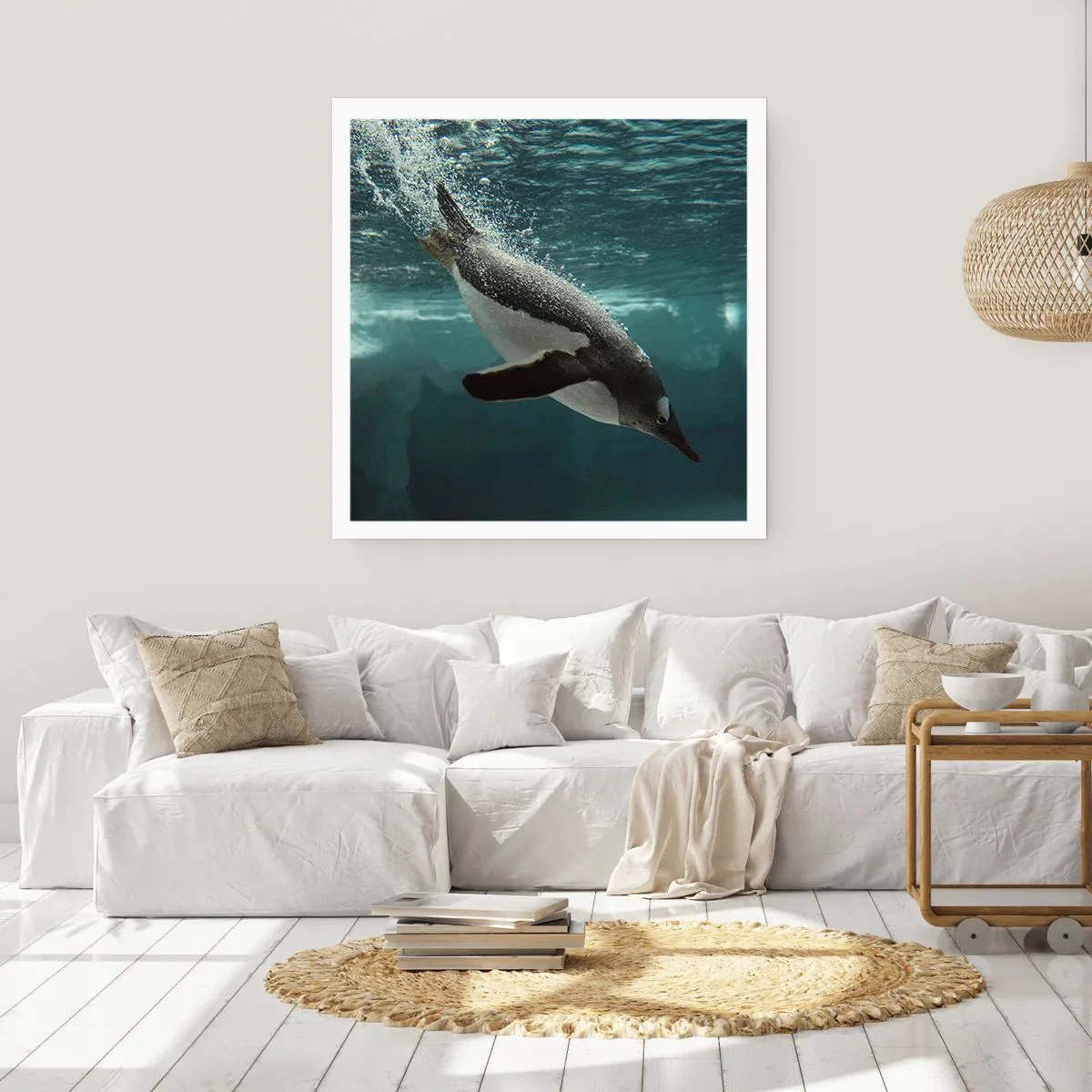 Plakat - Velkommen til min verden - 60x60 cm