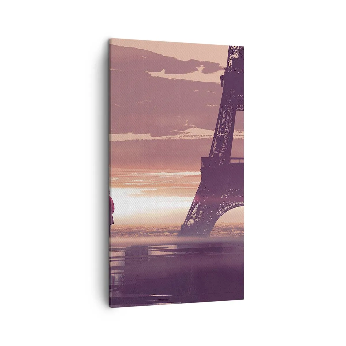 Lærredstryk - Billede på lærred - Kun de to - 45x80 cm