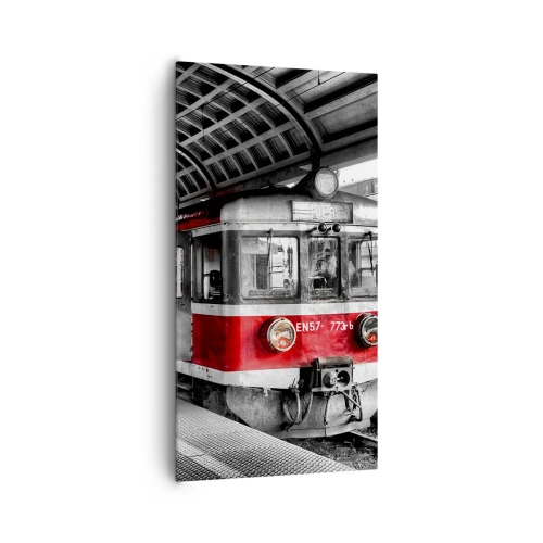 Lærredstryk - Billede på lærred - Måske en rejse for livet? - 65x120 cm