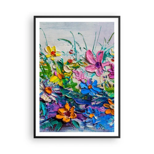 Plakat i sort ramme - Overhovedet ikke et stilleben - 70x100 cm