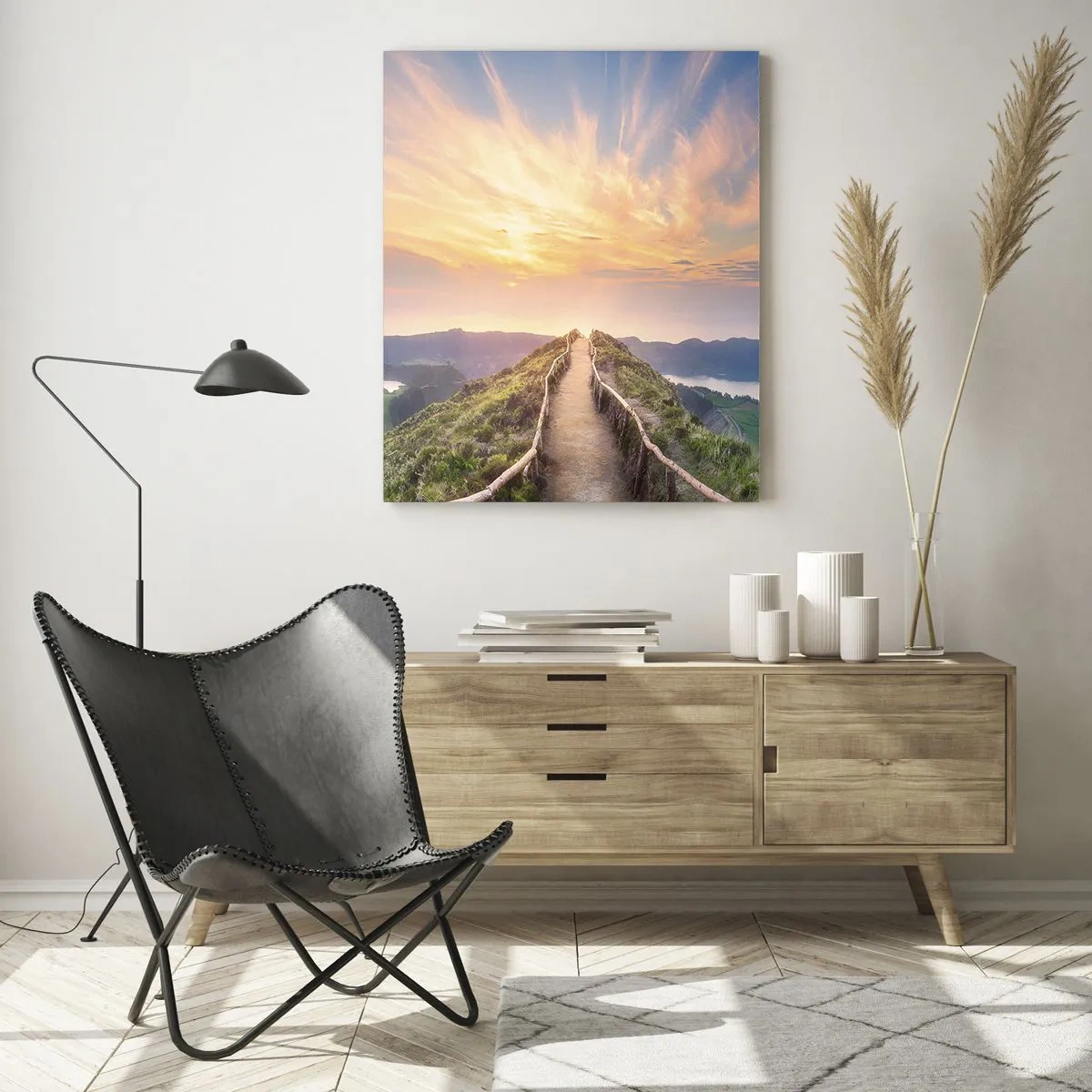 Billede på glas - Tæt på himlen - 50x70 cm