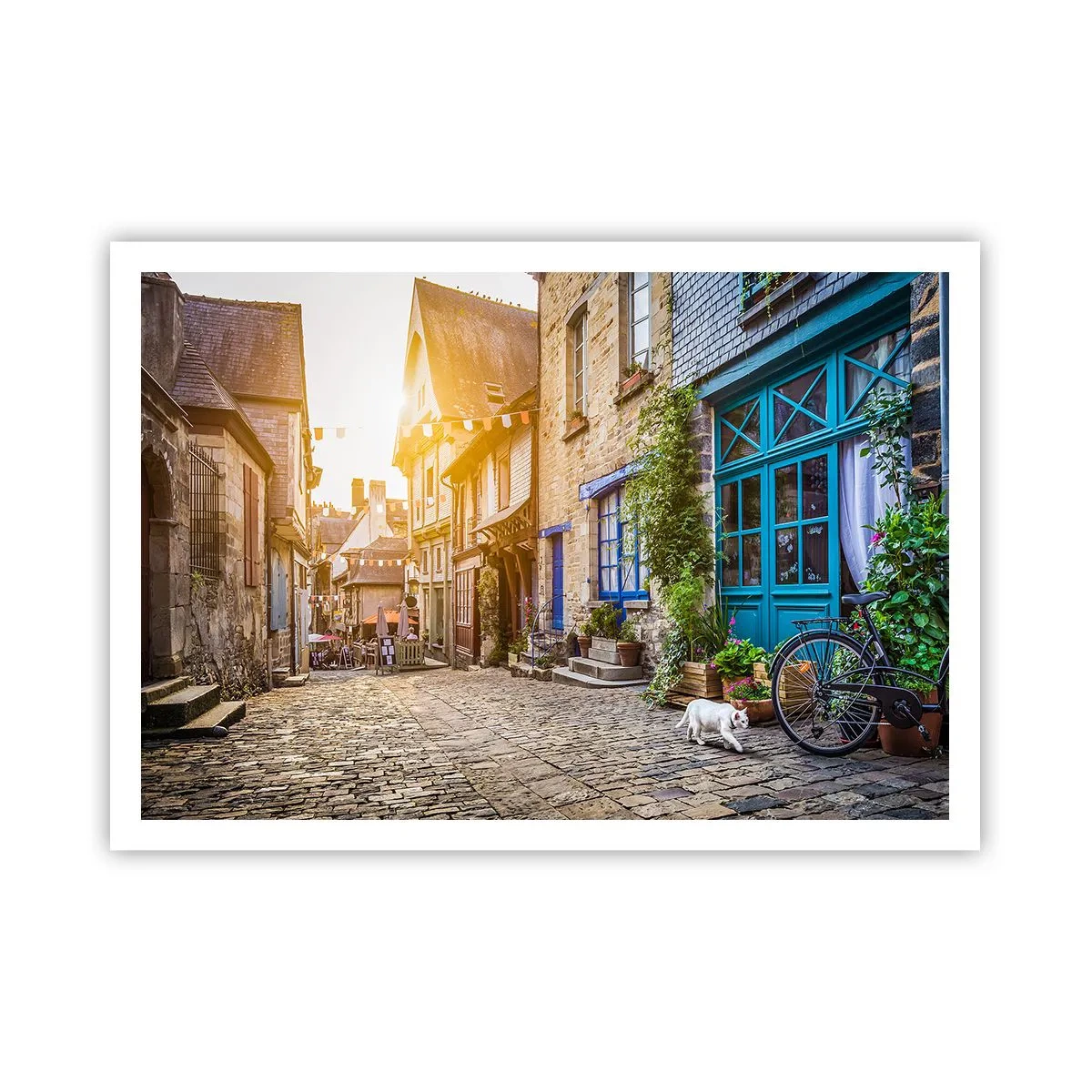 Plakat - Byens hvide spøgelse - 100x70 cm