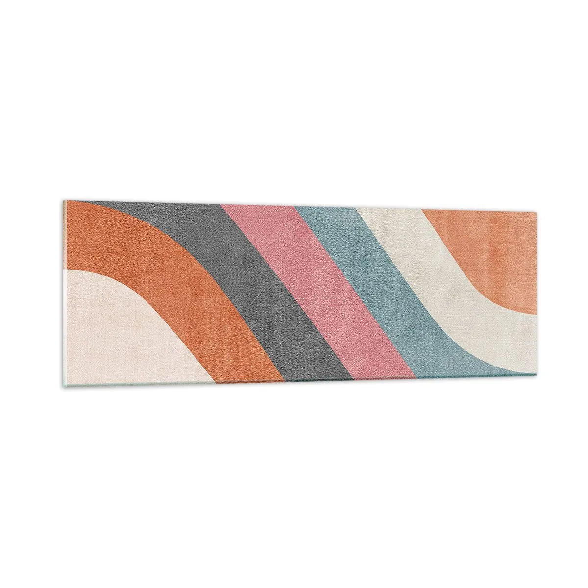 Billede på glas - Diagonal komposition - bevægelse - 90x30 cm