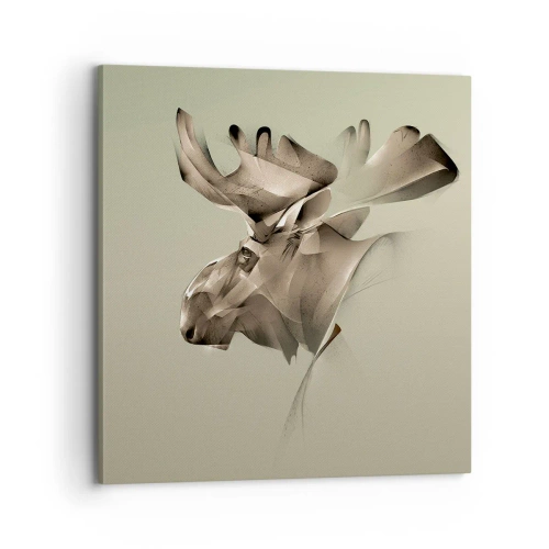 Lærredstryk - Billede på lærred - Den blide kraft af ro - 70x70 cm