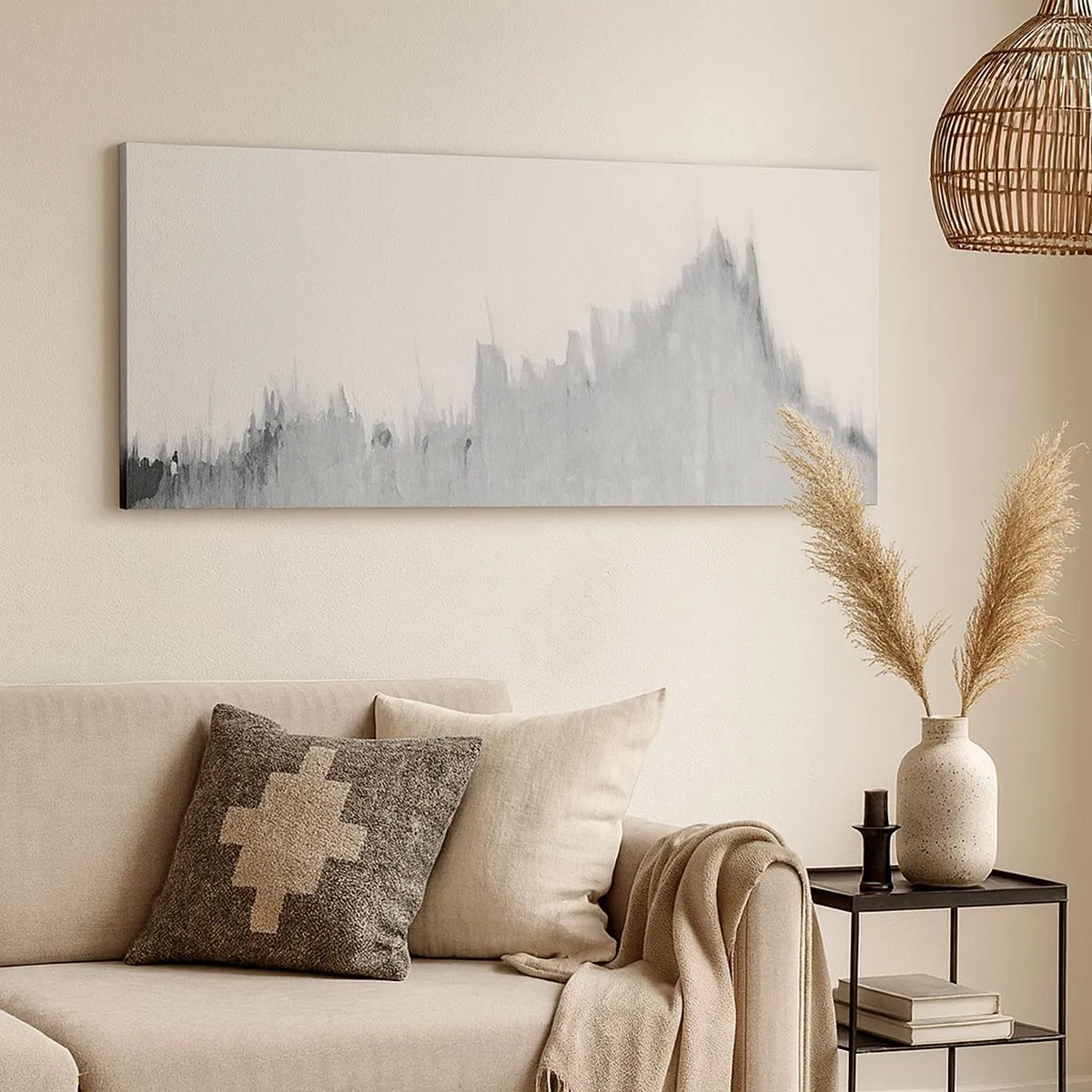 Lærredstryk - Billede på lærred - Mystisk plade - 100x40 cm