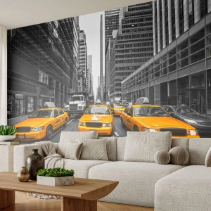 Fototapet Premium Sand - Det er os, der farver byen - By, New York, Arkitektur - 100x70 cm