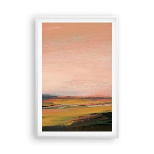 Plakat i hvid ramme - I lyserøde toner - 61x91 cm