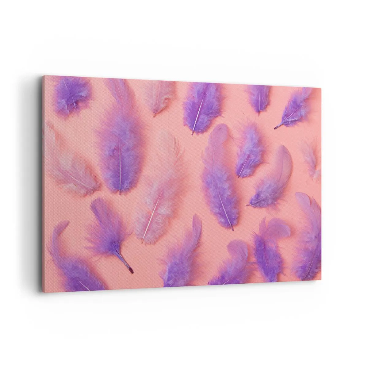 Lærredstryk - Billede på lærred - Lilla fugl af begær - 120x80 cm