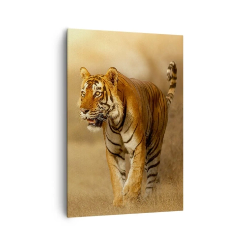 Lærredstryk - Billede på lærred - Før angrebet - 70x100 cm