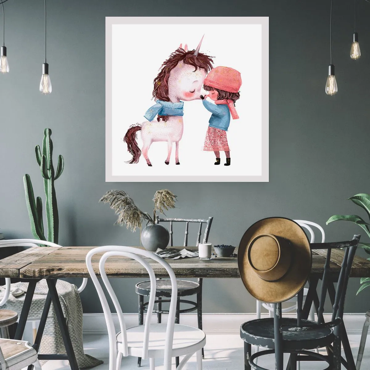 Plakat - En vinterhistorie - 60x60 cm