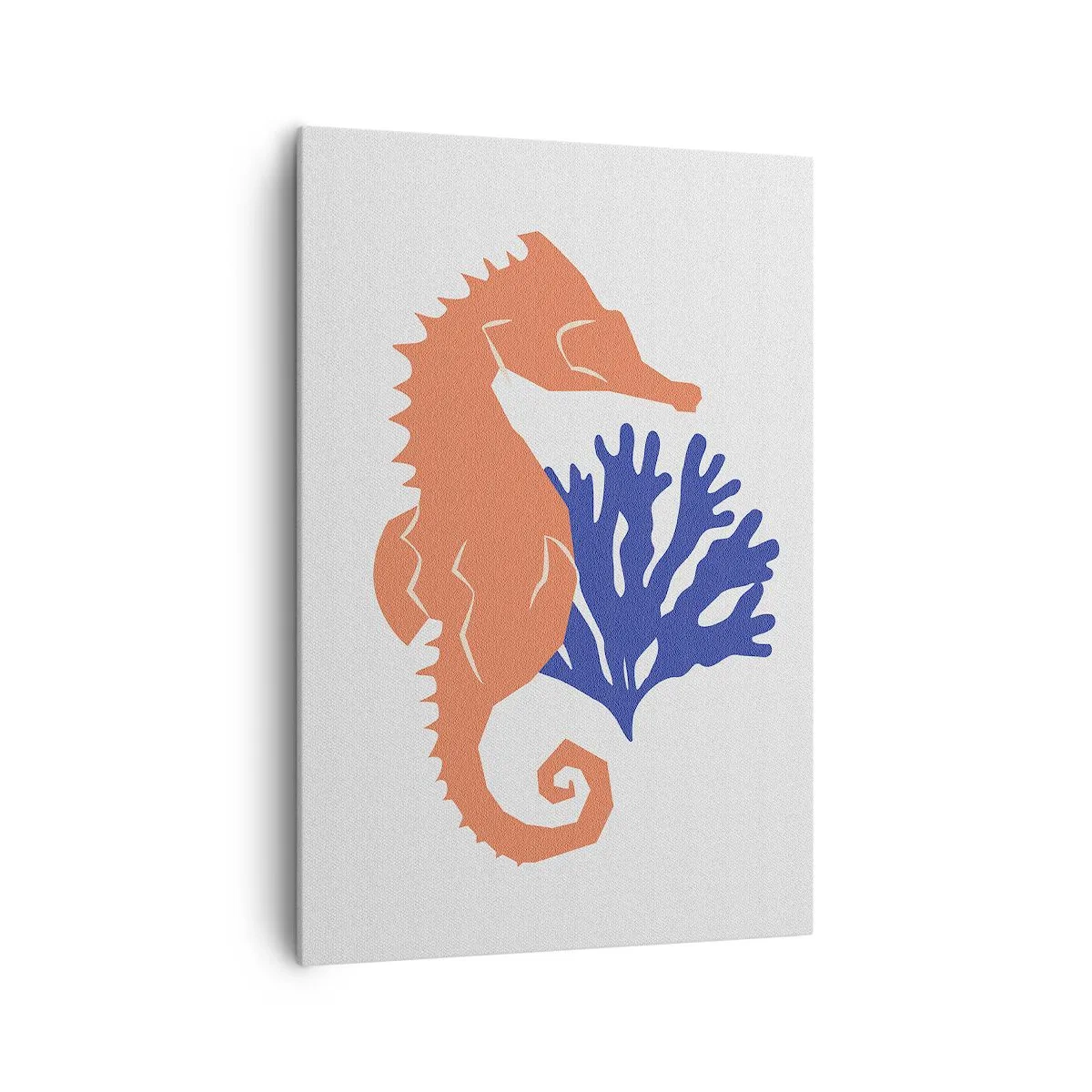 Lærredstryk - Billede på lærred - På en eng under vandet - 70x100 cm