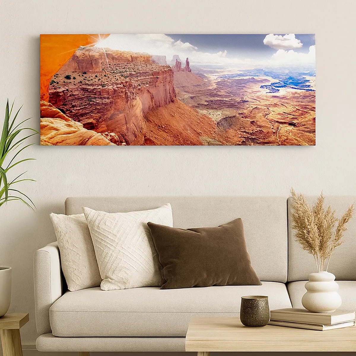 Lærredstryk - Billede på lærred - Udskåret af naturen selv - 30x30 cm