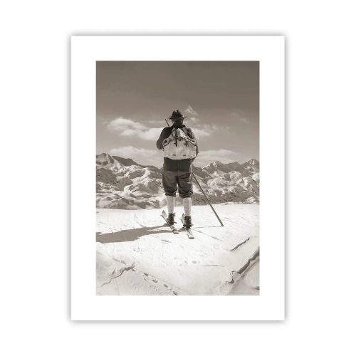 Plakat - Og bjergene er de samme - 30x40 cm