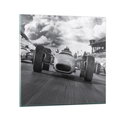 Billede på glas - Der er kraft! - 30x30 cm