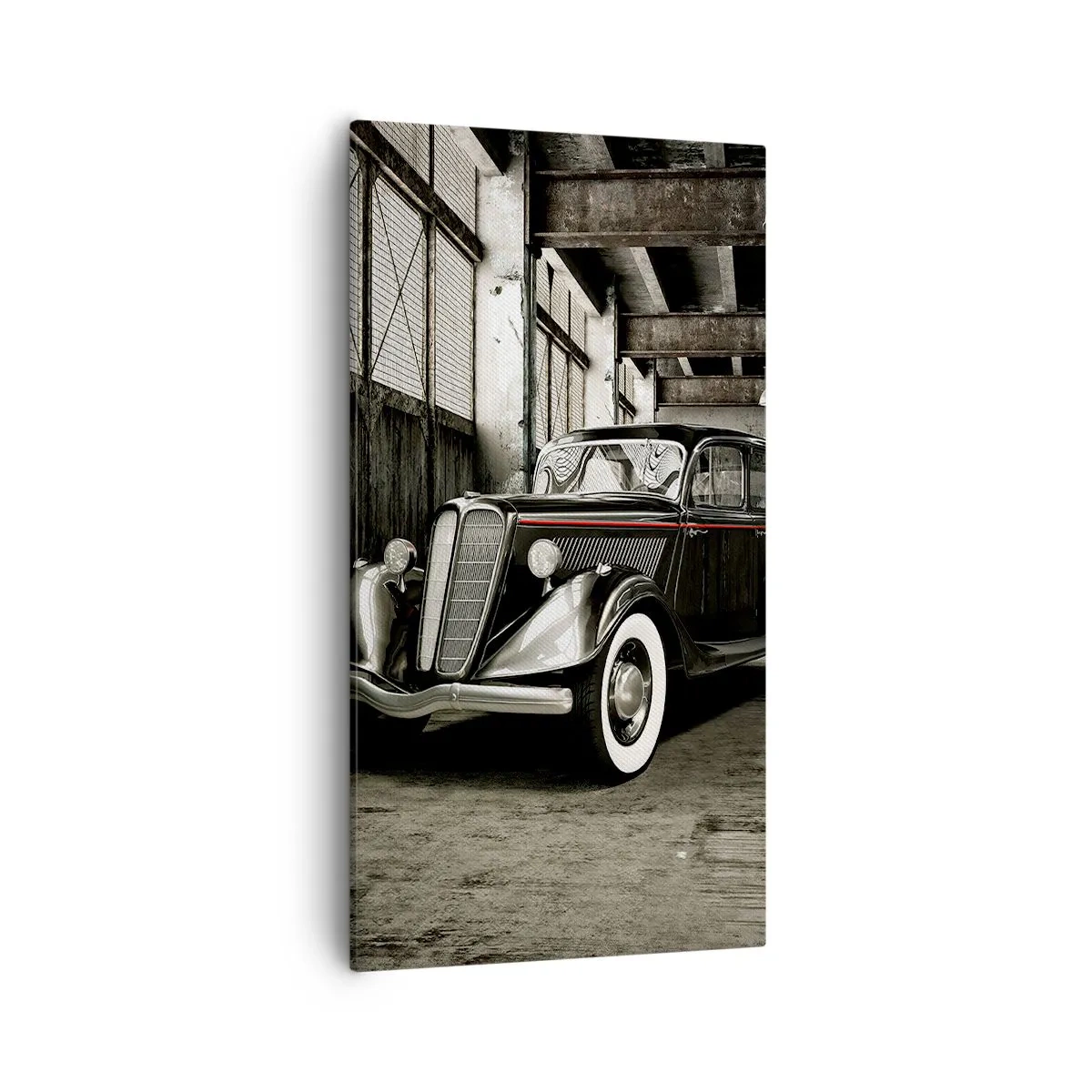 Lærredstryk - Billede på lærred - 1930'ernes vedvarende elegance. - 55x100 cm
