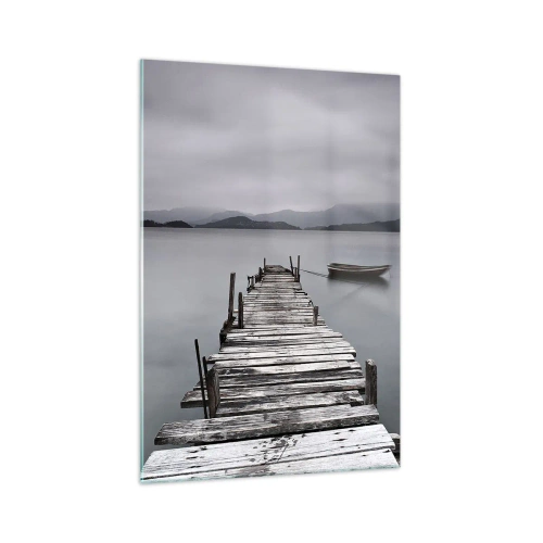 Billede på glas - Du kan tage af sted i morgen - 70x100 cm