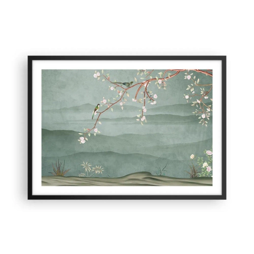 Plakat i sort ramme - Forår, ah, det er dig - 70x50 cm