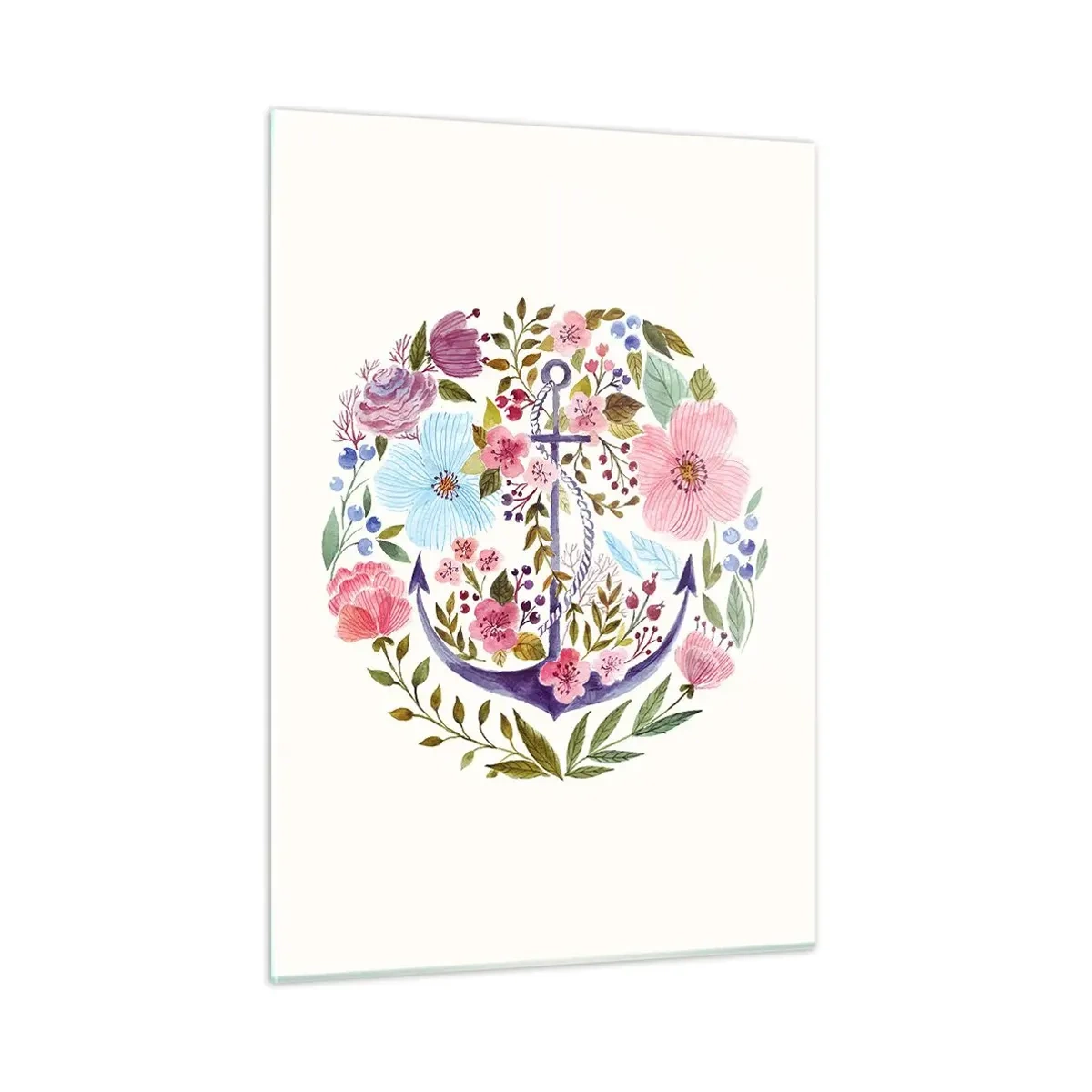 Billede på glas - En sømands gode nattesøvn - 50x70 cm