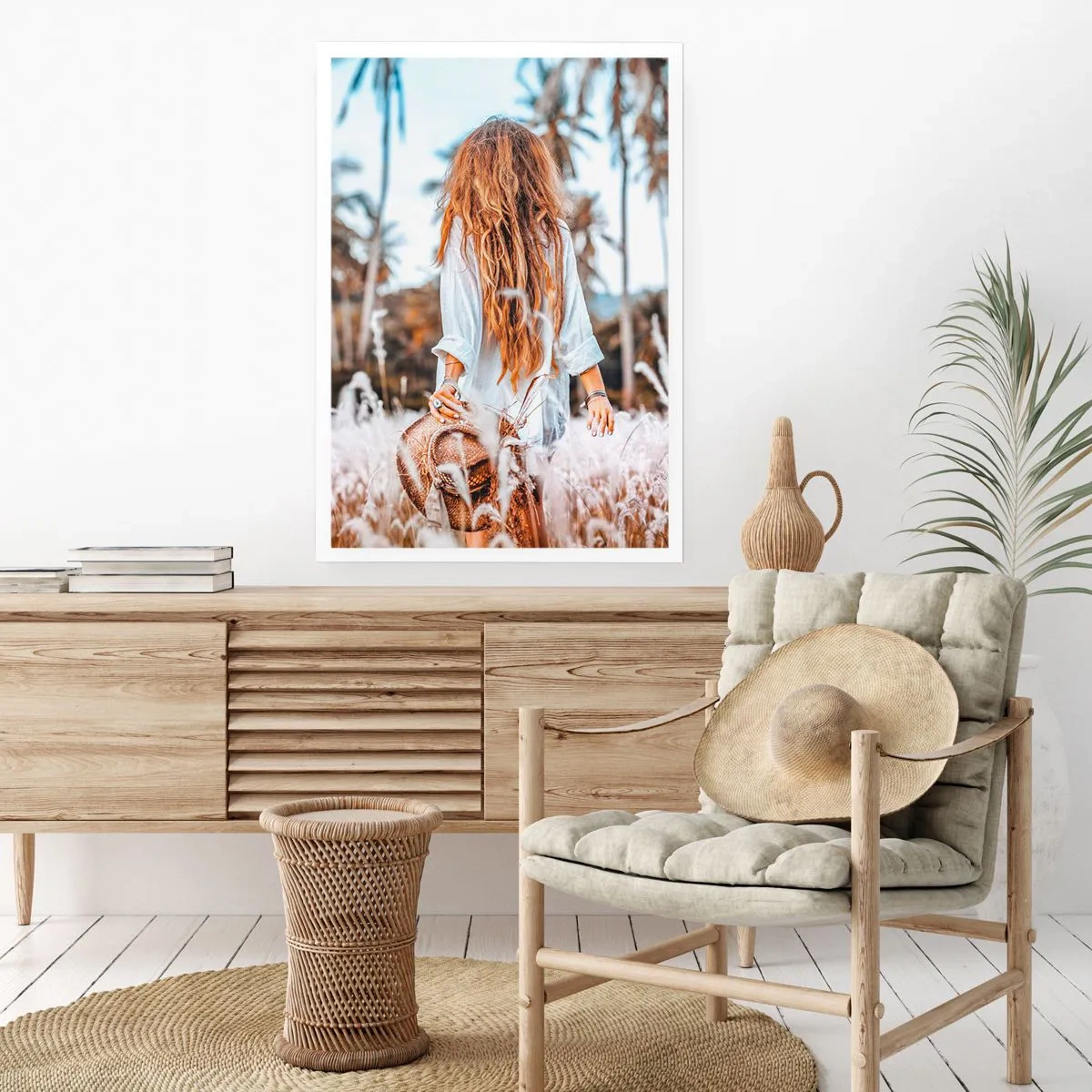 Plakat - Født af græsdun - 70x100 cm