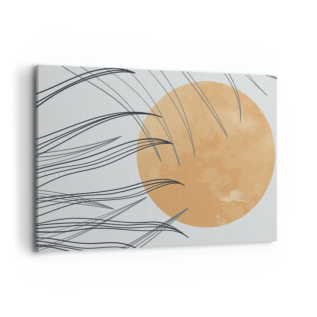 Lærredstryk - Billede på lærred - Altid mod solen - 100x70 cm