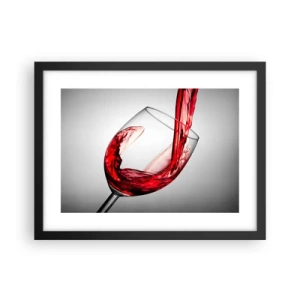 Plakat i sort ramme - Farve - bevægelse - lyd - 40x30 cm