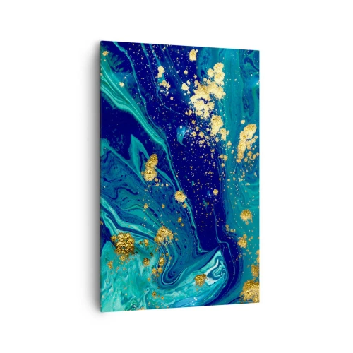 Lærredstryk - Billede på lærred - Solblade - 80x120 cm