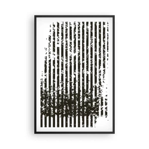 Plakat i sort ramme - Rytme og støj - 61x91 cm