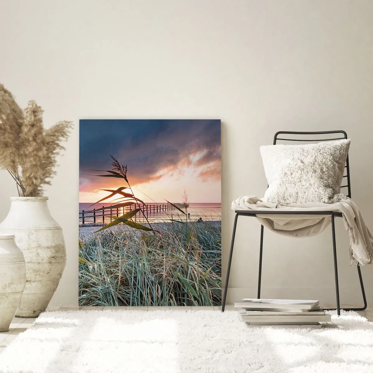 Billede på glas - Ikke passerer med vinden - 80x120 cm