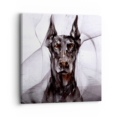 Lærredstryk - Billede på lærred - Nobelt født - 30x30 cm