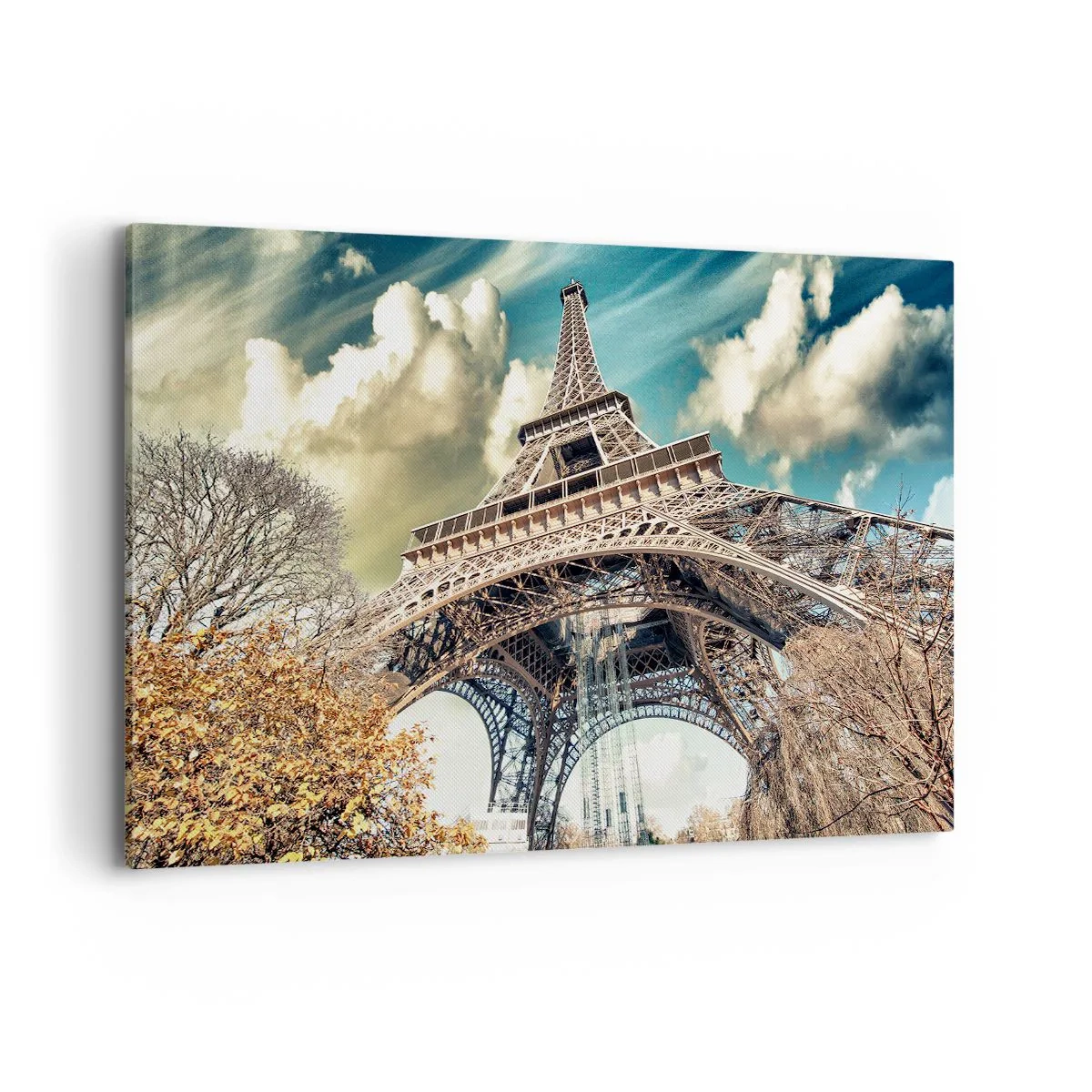 Lærredstryk - Billede på lærred - Og i efteråret i Paris... - 120x80 cm