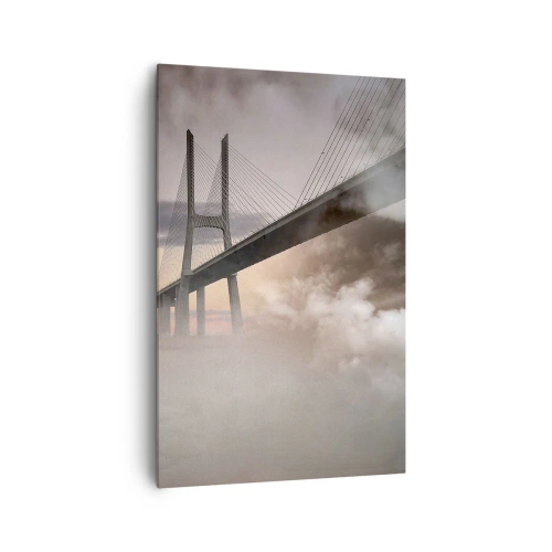 Lærredstryk - Billede på lærred - På en flod, der ikke eksisterer - 80x120 cm