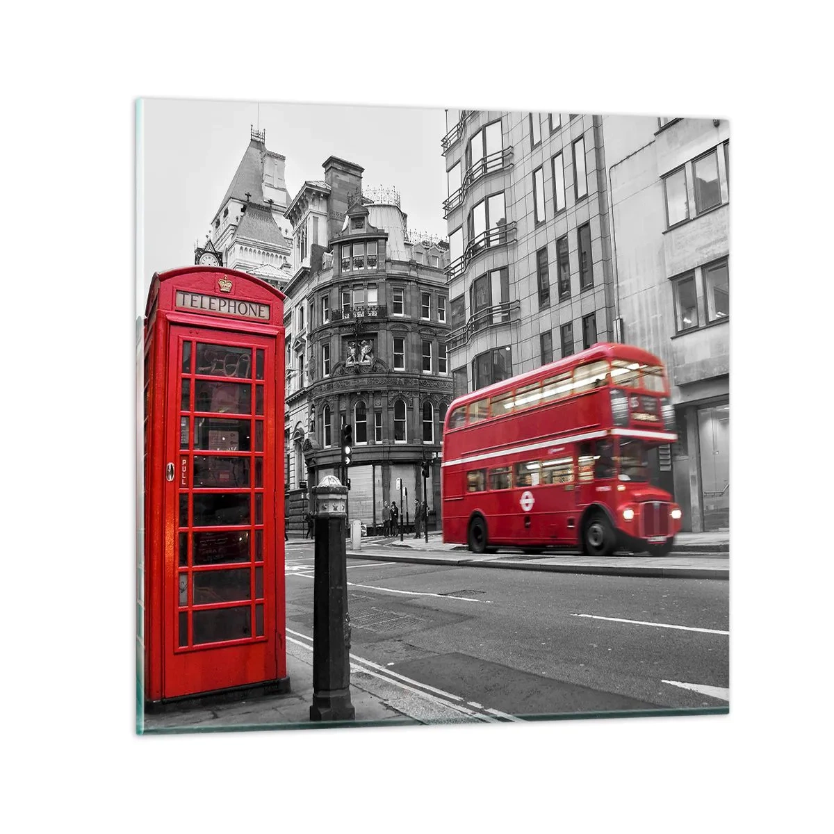 Billede på glas - Den rødeste i Europa - 50x50 cm