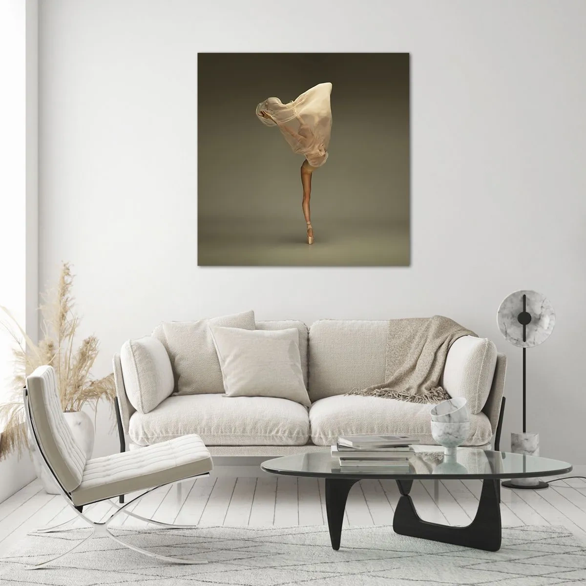 Billede på glas - Den er ved at flyve - 30x30 cm